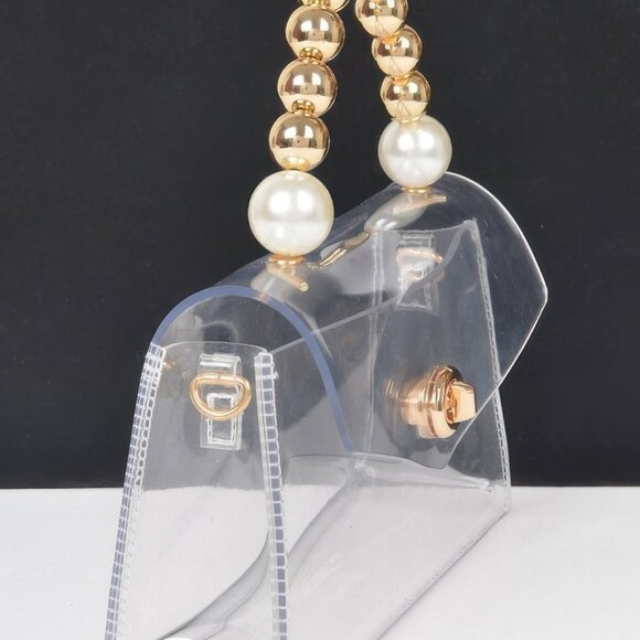 Transparent Ccb Handle Flap Clutch - Picture 3 of 6